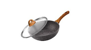 LARA LR01-57-24 WOK PALERMO 24см Сковорода (вок) LARA LR01-57-24 WOK PALERMO 24см