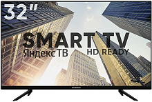 SOUNDMAX SM-LED32M15S HD SMART TV Yandex Безрамочный Телевизор SOUNDMAX SM-LED32M15S HD SMART TV Yandex Безрамочный