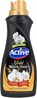 ACTIVE Гель для стирки черного белья "Gold Орхидея", 1000 мл Black (12/480) СРЕДСТВА ДЛЯ СТИРКИ - ЖИДКИЕ