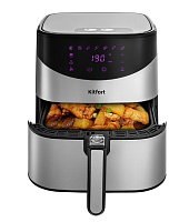KITFORT КТ-2231 серебристый/черный Аэрогриль