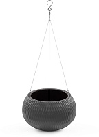 АЛЬТЕРНАТИВА М8919 Жемчужина подвесное 7л (графитовый) Кашпо
