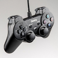 DIALOG GP-A17 Action - вибрация, 12 кнопок, PC USB/PS3, черный Геймпад