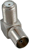 СИГНАЛ (11582) Переходник F гн. - TV гн. метал. угл Переходник СИГНАЛ (11582) Переходник F гн. - TV гн. метал. угл