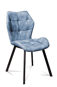 БИТЕЛ РИМ ВЕЛЮР ЛАГУНА/Черный муар Cтул