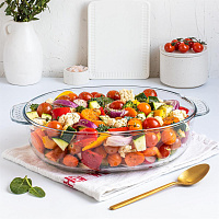 APPETITE стекл овал 31х22х8,5см/2,8л глубокая с руч ТМ Формы для выпечки