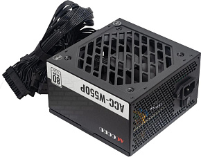 ACCORD Блок питания ATX 550W ACC-W550P 80+ white (20+4pin) APFC 120mm fan 6xSATA RTL