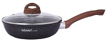 KUKMARA сгг261а а/пр литая 26см стекл/кр Granit ultra blue Сковорода KUKMARA сгг261а а/пр литая 26см стекл/кр Granit ultra blue