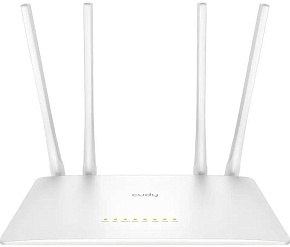 CUDY Роутер беспроводной WR300S N300 10/100BASE-TX белый Роутер