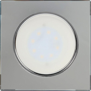 SMARTBUY ( SBL-25SL-GX53) GX53 зеркальный/серебро прямой край Светильник