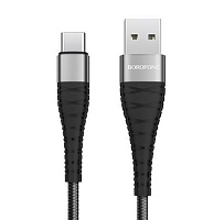 BOROFONE (6931474710451) BX32 USB-Type-C 5A 1M - черный Кабель Type-C