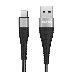 BOROFONE (6931474710451) BX32 USB-Type-C 5A 1M - черный Кабель Type-C