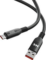 MORE CHOICE (4620202554482) K83a USB 6.0A QC3.0 66W - 1м , черный Кабель MORE CHOICE (4620202554482) K83a USB 6.0A QC3.0 66W - 1м , черный