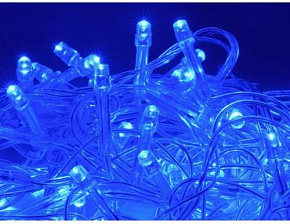 ECOLA N4YB05ELC 220V IP44 Бахрома 5x0.5м 135Led Синий Светодиодная гирлянда