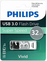 PHILIPS 32Gb VIVID3.0 Белый/Серый (FM32FD00B/97) Флешка