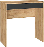 МЕБЕЛЬ-КОМПЛЕКС РИНО Стол письменный исп.1 Дуб золотой крафт/Антрацит (1 кор.) Стол письменный