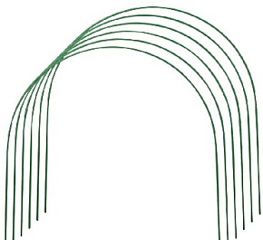 РОССИЯ Дуги металл в кембрике (6 шт) 3 м. 10*0,5 7050 Дуги