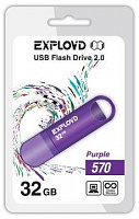 EXPLOYD 32GB-570-пурпурный [EX-32GB-570-Purple] USB флэш-накопитель