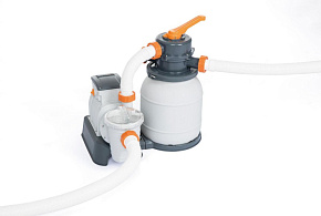 BESTWAY Фильтр-насос для бассейнов песочный 220-240V, 5678 л/ч, 58497 Фильтр-насос для бассейнов песочный