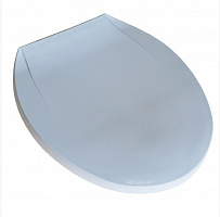 МАК P01 Крышка для унитаза белая пластиковая-эконом Сиденье с крышкой для унитаза