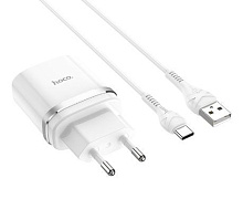 HOCO (6931474716309) C12Q SMART QC3.0 + TYPE-C (белый) СЗУ Зарядное устройство