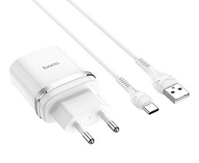 HOCO (6931474716309) C12Q SMART QC3.0 + TYPE-C (белый) СЗУ Зарядное устройство