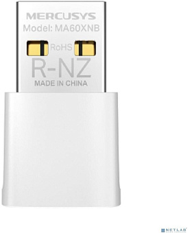 MERCUSYS MA60XNB Сверхкомпактный USB-адаптер с поддержкой Wi-Fi 6 AX900 и Bluetooth 5.3