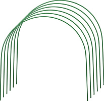 GRINDA 422309-100-070 Дуги для парника покрытие ПВХ, 2,0м, 6шт Дуги