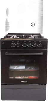 VESTA Valencia VGE 50 10-E Коричневый EX Плита газоэлектрическая