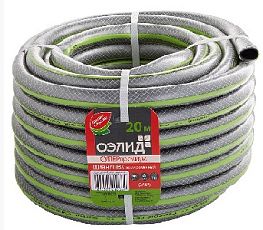 ГИДРОАГРЕГАТ Шланг поливочный Д=3/4" (20м) арм. 3-х слойный ОЭЛИД СУПЕР премиум Шланг