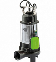 СИБРТЕХ Фекальный насос СФН1100-Н, 1100 Вт, напор 10 м, 18000 л/ч, нож 99804 Насос фекальный