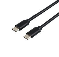 ATCOM (AT2113) Кабель TYPE-C (m) - TYPE-C(m) 0.8М черный Кабель TYPE-C
