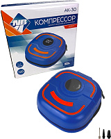 NOVA BRIGHT АК-30, 150 PSI, 12В, цифровой манометр с автостопом, LED-фонарь