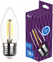 REV 32489 8 С37 7Вт E27 4000K Лампа filament