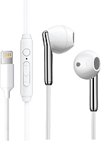 AKSBERRY (6900328310017) Y3 с микрофоном Lightning, белый