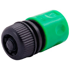PARK HL029 соединитель с аквастопом 1/2" в пакете (002722) (10) Шланги, системы полива