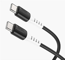 HOCO (6931474768599) X82 Silicone Charging Type-C (m) - Type-C (m) 1.0m - черный Кабель HOCO (6931474768599) X82 Silicone Charging Type-C (m) - Type-C