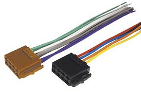 REXANT (16-0501) разъемы для автомагнитол Евро ISO, 2 гнезда акустика+питание Разъем
