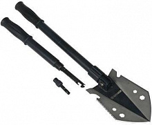 ЕРМАК Лопата складная для выживания, в чехле, (нож/пила + свисток), нерж. сталь, ПВХ (070-010) Лопата складная