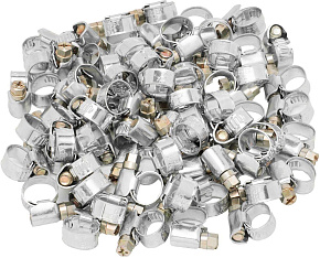 СИБРТЕХ , Стандартное болтовое крепление 8-12 мм, 100 штук в упаковке, ширина 9 мм 47555