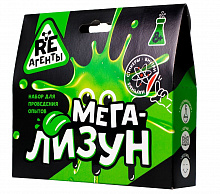 RE-АГЕНТЫ EX005T Игрушка: Научно-познавательный набор "Мега-Лизун", зеленый Игрушка