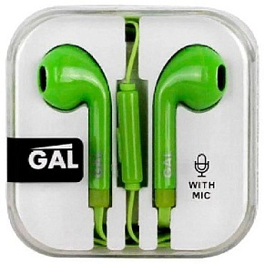 GAL HM-060GR зеленый Наушники-гарнитура