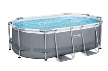 BESTWAY Бассейн каркасный, 305 x 200 x 84 см, фильтр-насос, диспенсер, 5614А Бассейн каркасный