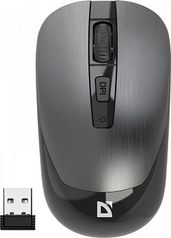 DEFENDER (52993) Wave MM-995 серый Мышь