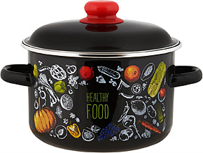 APPETITE 1RD181М Healthy food эмал цил 3,0л Кастрюля APPETITE 1RD181М Healthy food эмал цил 3,0л