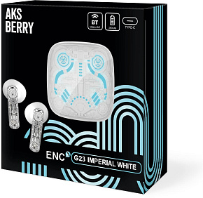 AKSBERRY (6900288050015) G23 TWS, белый Наушники