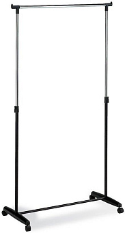 SHEFFILTON Вешалка CH-4004-1 металл/пластик хром/черный (868690) Вешалка