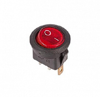 REXANT (36-2570) выключатель клавишный (RWB-214, SC-214, MIRS-101-8) красный (100) Выключатель-кнопка