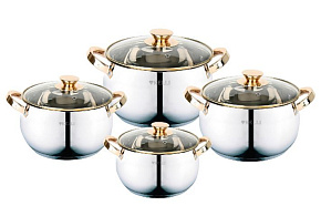 KELLI KL-4298 8 предметов Набор кастрюль KELLI KL-4298 8 предметов