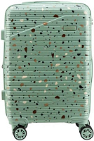 LENDA Чемодан (44-34-S) МОЗАИКА мятный