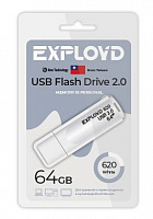 EXPLOYD EX-64GB-620-White USB флэш-накопитель